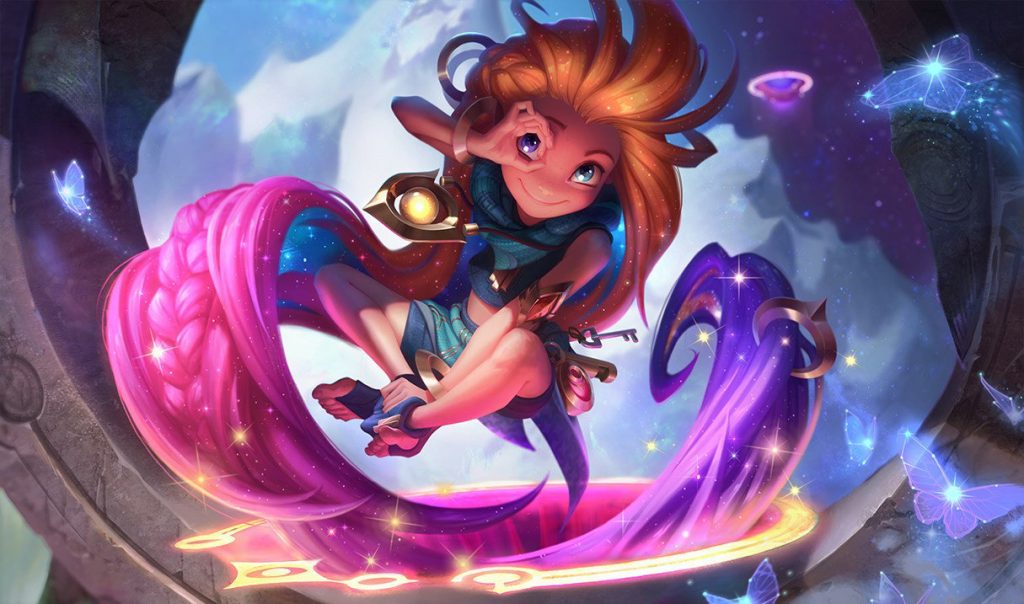 Зои: сплэш-арт League of Legends