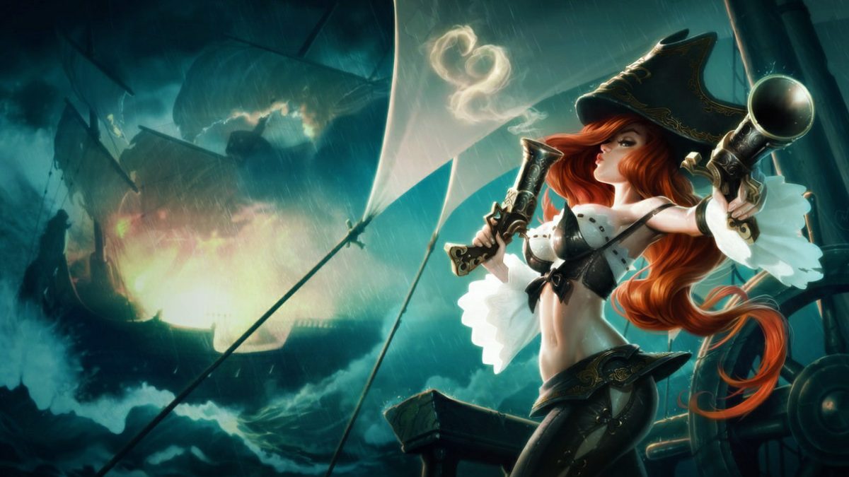 Мисс Фортуна: арт League of Legends